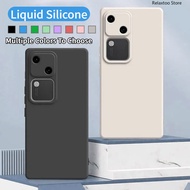 Square Liquid Soft VivoV30 Casing For Vivo V30 Pro Lite V30Pro V30E V30Lite VivoV30Pro 5G Fashion Si
