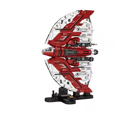 Movie Moc RB99006 T6 Shuttle Spacecraft Starship Model Building Blocks Brick Puzzle Ideas Collection