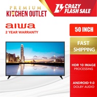【OWN TRUCK DELIVERY】Aiwa 50" 4K UHD Android TV Smart TV AW-50ULEDX10AF | Klang Valley Only | Netflix