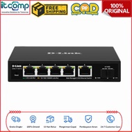 D-Link DMS-F106TS 5 Port 2.5G Full Gigabit + 1 Port 10G SFP+ Web Managed Desktop Switch Router