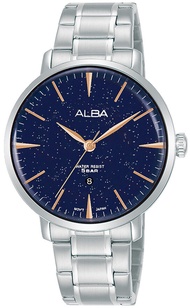 นาฬิกาข้อมือผู้หญิง ALBA Prestige รุ่น AH7W76X1 หน้าสีน้ำตาล AH7W79X1 หน้าสีน้ำเงิน ขนาดตัวเรือน 34 มม. Quartz 3 เข็ม ตัวเรือน สาย สแตนเลสสตีล Stainless steel