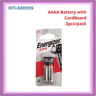 Energizer Battery with CardBoard AAAA Alkaline Battery MY
