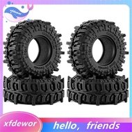 For 1/18 RC Crawler Upgrade Tire Tyre Replacement- 1.3 Inch Rubber Crawler Tyres for  SCX24 AX24 FMS