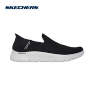 Skechers Men Slip-Ins GOwalk Flex Louis Walking Shoes - 216335-BKGY Air-Cooled Memory Foam Kasut Sne
