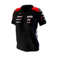 Ixon Tsl Aprilia 24 Lady Tee Black Red