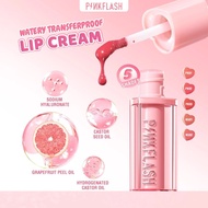 Pinkflash Watery Transferproof Lip Cream Lip Gloss Matte Waterproof Liptint Bubble Glowy Tint