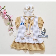 KODOK Coklat - Baju Setelan Bayi anak Perempuan Cantik - Planet Kids