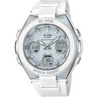CASIO Baby-G MSG-W100-7AJF [G-ms 2HRadio Wave Solar Watch PL Band White/Silver] Round Watch White So