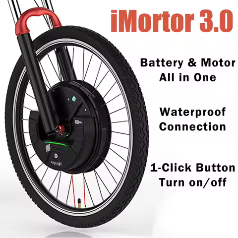 IMOTOR 3 E-bike Conversion Kit Front Wheel 20 / 24 / 26 / 27.5 / 28 / 29 / 700C inch Motor for Bicyc
