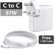 New Premium 87w USB C Power Adapter Compatible With Macbook Pro Air USB C Charger With Type C Charge