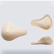 One Piece Elongated shape Lightweight Silicone Breast Forms Breast Prosthesis for Mastectomy Concave