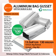 Aluminum Bag Gusset Central Sealing Plastic Food Packaging Powder Snack Seeds Drink Standing Pouch A