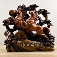 Ornaments Horse Win-Win Resin Ornaments Ornaments Creative Imitation Horse to Success Desk Zodiac Ho