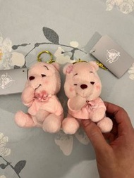 櫻花小熊維尼公仔吊飾
