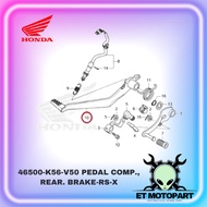 HONDA RSX150 / RS-X Pedal Rear Brake / Kaki Brek  (46500-K56-V50)RSX150 RS-X / (46500-K56-N00) RS150