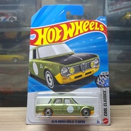 Hot Wheels Alfa Romeo Giulia T1 Super Green L 2026 - Hotwheels Original - Diecast Car Toys for Child