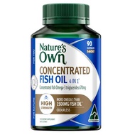 Nature's Own 自然澳 [授權銷售代理商]Nature's Own 魚油 4 合 1 濃縮 Omega 3 - 90 粒 90pcs/box