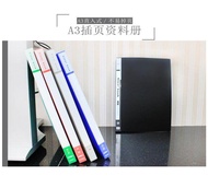 A3 Hard Cover Clear Book File 20 / 40 /30 /60 Pocket / Clear Holder / Display Book / Document File /