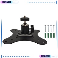 HECCEH Ceiling Wall Projector, with 1/4 inch Screw 360° Rotation Mounted Projector Bracket, Mini Wal