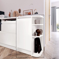 SB Design Square KUCHE ตู้เตี้ย (ตัวจบมุมขวา) ขนาด 55 ซม. รุ่น Purin สีขาว (55x40x85 ซม.)