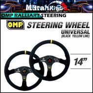 OMP RALLIART TOMMI MAKINEN Sport Steering Wheel Alcantara Leather Car Steering
