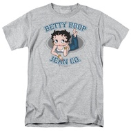 Betty Boop Jean Co Unisex Adult T Shirt for Men and Women