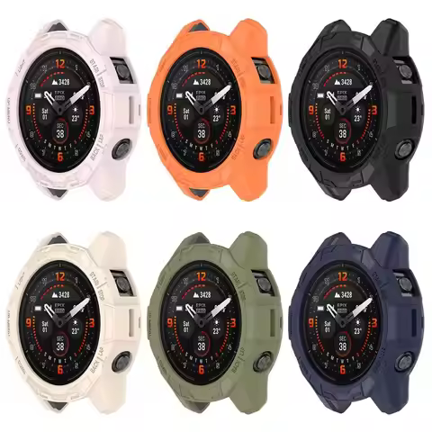 51MM Protective Case TPU Frame Screen Protector Soft Accessories Edge Shell for Garmin Epix Pro 51MM