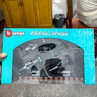 New Product Ready Stock Better Than America 1/43 Mercedes-Benz w10w12w13w15 Hamilton Four Car Set F1
