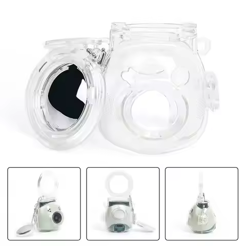 For Fuji Camera Instax Pal Crystal Case Anti-Scratch Anti-Fall Pal Set With Self-Shooting Mirror Tra