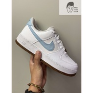 [AND.]NIKE AIR FORCE 1 AF1 Flower Environmentally Friendly Material White Blue Hook Men Style CZ0338