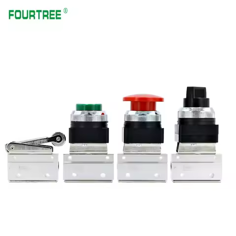 1PCS Pneumatic Mechanical Valve MOV-01 MOV-02 MOV-03 MOV-03A Manual Valve Air Switch Control Valve P
