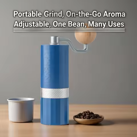 2023 NEW 1zpresso Q AIR portable coffee grinder manual coffee mill 38mm 7core burr adjustable