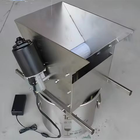 Stainless Steel Electric Grape Crusher Blueberry Mulberry Fruits Juice Press Crusher Red Wine Brewin
