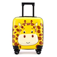 กระเป๋าล้อลากขนาด 18นิ้ว Trolley Suitcase Children กระเป๋าเดินทาง กล่องขึ้นเครื่อง ของขวัญวันหยุด (พร้อมล้อสากล) กระเป๋าถือ สัตว์ การ์ตูน