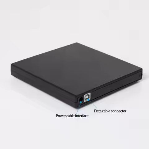 Professional External DVD Drive Slim Low Noise External DVD USB 2 0 DVD VCD CD RW Burner Writer Play
