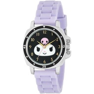 [Direct from Japn]Sun Flame Co., Ltd. Watch J-Axis Sanrio Rubber Big Face Watch Kuromi CR3C0008-KUP 