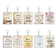 Bible Verse Keychain, Random 36 designs