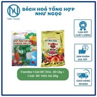 COMBO 2 TYPES OF VEGETABLES - 1 Pack of Vietnamese Bucket 25g + 1 Pack of 3D Plastic 12g - Nhu Ngoc 
