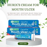 HURIX'S CREAM FOR MOUTH ULCER PLUS WITH ALOE VERA [EXP : 01/2027]