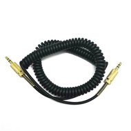 LI 3.5mm Replacement Audio AUX Cable Coiled Cord for Marshall Woburn Kilburn II Speaker Male to male Jack
