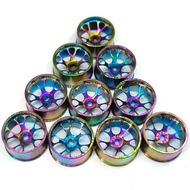 4pcs/set Alloy Rc Wheel Rim+ Drift Tire for 1/28 Wltoys 284131 K969 K979 K989 P939 Mini-q Kyosho Ral
