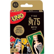 MATTEL Mattel UNO Game Card Mattel 75th Original Price 299 Yuan