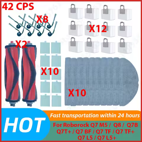 Fit For ( Roborock Q7 M5 / Q8 / Q7 L5 / Q7 L5+ / Q7 TF / Q7 TF+/ Q7B / Q7T+ / Q7 BF+ ) Parts Main Si