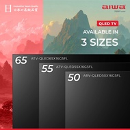 Aiwa 50 inch, 55 inch, 65 inch 4k QLED Google TV