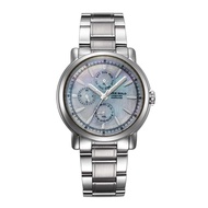 ARIES GOLD CHRONOGRAPH SILVER STAINLESS STEEL INSPIRE CONTENDER B 7302 S-MOP WOMEN'S WATCH