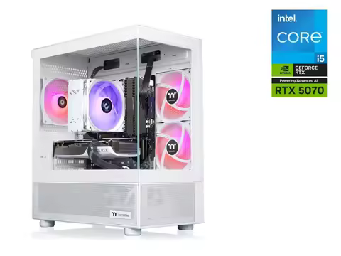 Thermaltake LCGS NE i1470-V170S R4 Gaming Desktop (Intel Core i5-14400F, NVIDIA GeForce RTX 5070, 32