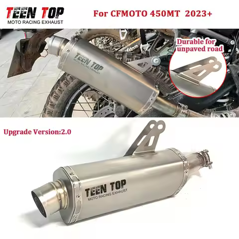 High Performance Slip-on Exhaust For CFMOTO 450MT Exhaust Muffler 450 MT Exhaust Tailpipe DB Killer 