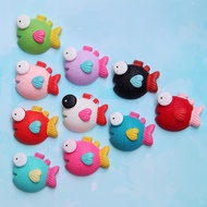 【Shipment within 24 hours‌】aksesori ikan badut ikan gelembung kartun resin pelbagai warna comel berk