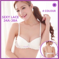 34A 36A 38A A Cup SEXY LACE Push Up Underwire Bra Thin Cup 2 Hook Design 性感蕾丝内衣