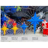 Ngôi sao noel ngôi sao Giáng Sinh mã S12-16 ( 16 tia sáng ) với chất liệu led full coler 100% dây đồ